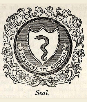 Naas Seal from Lewis's Topographical Dictionary 1837