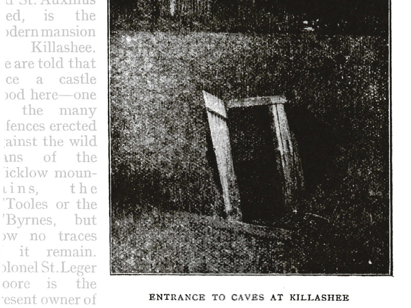 Fr.Browne's photograph of the then entrance to the caves