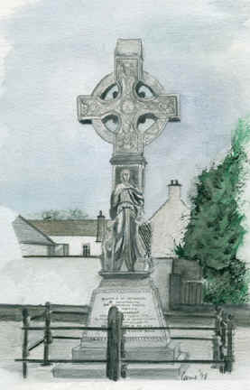 This monument located in the main street of Monasterevin commemorates the contribution of Fr. Edward Prendergast to the rebel cause during the rebellion.