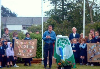 Dara Wyer, Kildare County Council, speaking at the Ceremony