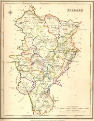 Lewis Map of Kildare - CLICK TO ENLARGE